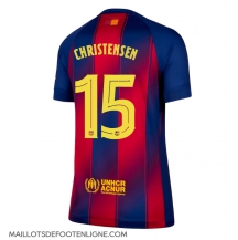 Maillot de football Réplique Barcelona Andreas Christensen #15 Domicile Femme 2025-26 Manche Courte