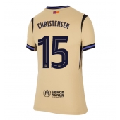 Maillot de football Réplique Barcelona Andreas Christensen #15 Extérieur Femme 2025-26 Manche Courte