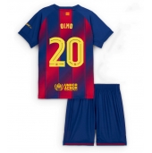 Maillot de football Réplique Barcelona Dani Olmo #20 Domicile Enfant 2025-26 Manche Courte (+ Pantalon court)