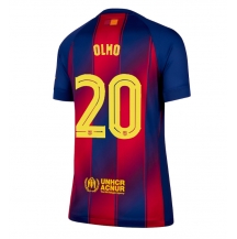 Maillot de football Réplique Barcelona Dani Olmo #20 Domicile Femme 2025-26 Manche Courte