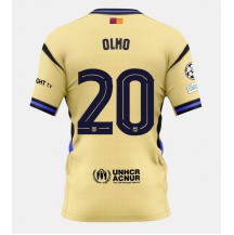 Maillot de football Réplique Barcelona Dani Olmo #20 Extérieur 2025-26 Manche Courte