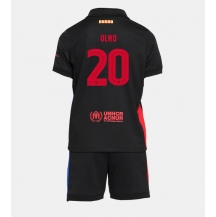 Maillot de football Réplique Barcelona Dani Olmo #20 Extérieur Enfant 2024-25 Manche Courte (+ Pantalon court)
