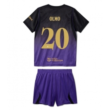 Maillot de football Réplique Barcelona Dani Olmo #20 Extérieur Enfant 2026-27 Manche Courte (+ Pantalon court)