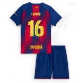 Maillot de football Réplique Barcelona Fermin Lopez #16 Domicile Enfant 2025-26 Manche Courte (+ Pantalon court)