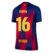 Maillot de football Réplique Barcelona Fermin Lopez #16 Domicile Femme 2025-26 Manche Courte