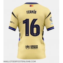 Maillot de football Réplique Barcelona Fermin Lopez #16 Extérieur 2025-26 Manche Courte