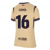 Maillot de football Réplique Barcelona Fermin Lopez #16 Extérieur Femme 2025-26 Manche Courte