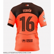 Maillot de football Réplique Barcelona Fermin Lopez #16 Troisième 2025-26 Manche Courte