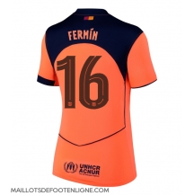 Maillot de football Réplique Barcelona Fermin Lopez #16 Troisième Femme 2025-26 Manche Courte