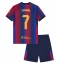 Maillot de football Réplique Barcelona Fermin Lopez #7 Domicile Enfant 2026-27 Manche Courte (+ Pantalon court)