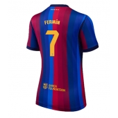 Maillot de football Réplique Barcelona Fermin Lopez #7 Domicile Femme 2026-27 Manche Courte