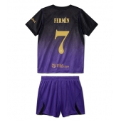 Maillot de football Réplique Barcelona Fermin Lopez #7 Extérieur Enfant 2026-27 Manche Courte (+ Pantalon court)