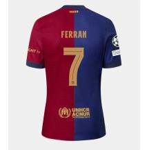 Maillot de football Réplique Barcelona Ferran Torres #7 Domicile 2024-25 Manche Courte