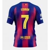 Maillot de football Réplique Barcelona Ferran Torres #7 Domicile 2025-26 Manche Courte