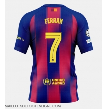 Maillot de football Réplique Barcelona Ferran Torres #7 Domicile 2025-26 Manche Courte
