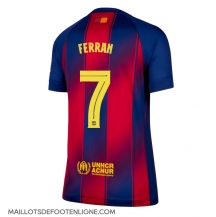 Maillot de football Réplique Barcelona Ferran Torres #7 Domicile Femme 2025-26 Manche Courte