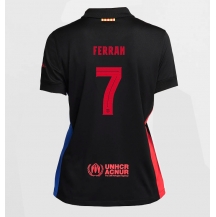 Maillot de football Réplique Barcelona Ferran Torres #7 Extérieur Femme 2024-25 Manche Courte