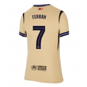 Maillot de football Réplique Barcelona Ferran Torres #7 Extérieur Femme 2025-26 Manche Courte