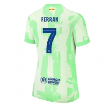 Maillot de football Réplique Barcelona Ferran Torres #7 Troisième Femme 2024-25 Manche Courte
