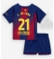 Maillot de football Réplique Barcelona Frenkie de Jong #21 Domicile Enfant 2025-26 Manche Courte (+ Pantalon court)