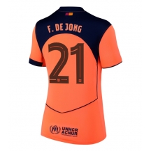 Maillot de football Réplique Barcelona Frenkie de Jong #21 Troisième Femme 2025-26 Manche Courte