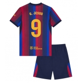 Maillot de football Réplique Barcelona Gabriel Jesus #9 Domicile Enfant 2026-27 Manche Courte (+ Pantalon court)