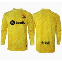 Maillot de football Réplique Barcelona Gardien de but Domicile 2024-25 Manche Longue