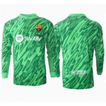 Maillot de football Réplique Barcelona Gardien de but Extérieur 2024-25 Manche Longue