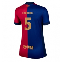 Maillot de football Réplique Barcelona Inigo Martinez #5 Domicile Femme 2024-25 Manche Courte