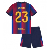 Maillot de football Réplique Barcelona Jules Kounde #23 Domicile Enfant 2026-27 Manche Courte (+ Pantalon court)