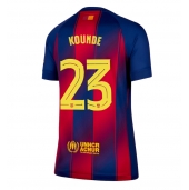 Maillot de football Réplique Barcelona Jules Kounde #23 Domicile Femme 2025-26 Manche Courte
