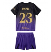 Maillot de football Réplique Barcelona Jules Kounde #23 Extérieur Enfant 2026-27 Manche Courte (+ Pantalon court)