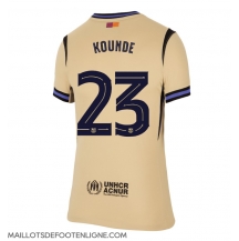 Maillot de football Réplique Barcelona Jules Kounde #23 Extérieur Femme 2025-26 Manche Courte