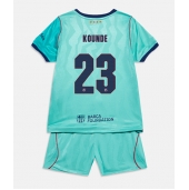 Maillot de football Réplique Barcelona Jules Kounde #23 Troisième Enfant 2026-27 Manche Courte (+ Pantalon court)