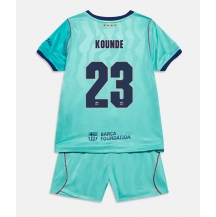 Maillot de football Réplique Barcelona Jules Kounde #23 Troisième Enfant 2026-27 Manche Courte (+ Pantalon court)
