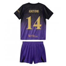 Maillot de football Réplique Barcelona Karim Adeyemi #14 Extérieur Enfant 2026-27 Manche Courte (+ Pantalon court)