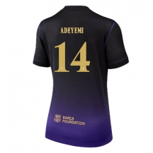 Maillot de football Réplique Barcelona Karim Adeyemi #14 Extérieur Femme 2026-27 Manche Courte