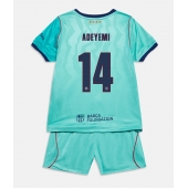 Maillot de football Réplique Barcelona Karim Adeyemi #14 Troisième Enfant 2026-27 Manche Courte (+ Pantalon court)