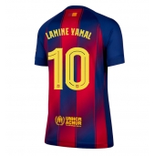 Maillot de football Réplique Barcelona Lamine Yamal #10 Domicile Femme 2025-26 Manche Courte