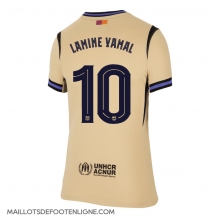 Maillot de football Réplique Barcelona Lamine Yamal #10 Extérieur Femme 2025-26 Manche Courte