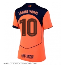 Maillot de football Réplique Barcelona Lamine Yamal #10 Troisième Femme 2025-26 Manche Courte