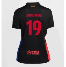 Maillot de football Réplique Barcelona Lamine Yamal #19 Extérieur Femme 2024-25 Manche Courte