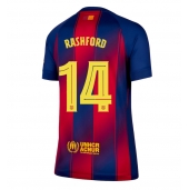 Maillot de football Réplique Barcelona Marcus Rashford #14 Domicile Femme 2025-26 Manche Courte