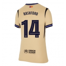 Maillot de football Réplique Barcelona Marcus Rashford #14 Extérieur Femme 2025-26 Manche Courte