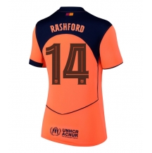 Maillot de football Réplique Barcelona Marcus Rashford #14 Troisième Femme 2025-26 Manche Courte