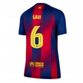 Maillot de football Réplique Barcelona Paez Gavi #6 Domicile Femme 2025-26 Manche Courte