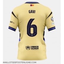 Maillot de football Réplique Barcelona Paez Gavi #6 Extérieur 2025-26 Manche Courte