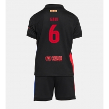 Maillot de football Réplique Barcelona Paez Gavi #6 Extérieur Enfant 2024-25 Manche Courte (+ Pantalon court)