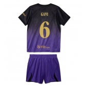 Maillot de football Réplique Barcelona Paez Gavi #6 Extérieur Enfant 2026-27 Manche Courte (+ Pantalon court)