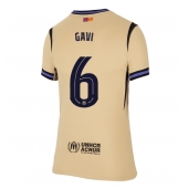 Maillot de football Réplique Barcelona Paez Gavi #6 Extérieur Femme 2025-26 Manche Courte